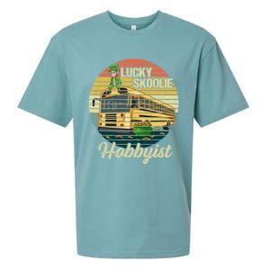 School Bus Quote Skoolie Driver Gift Sueded Cloud Jersey T-Shirt