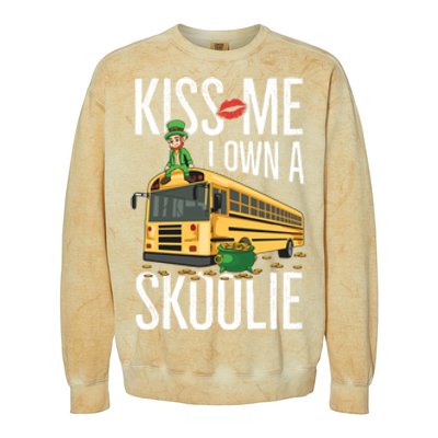 School Bus Quote Camping Bus Owner Gift Colorblast Crewneck Sweatshirt