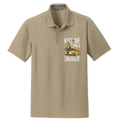 School Bus Quote Camping Bus Owner Gift Dry Zone Grid Polo