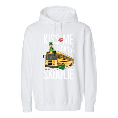 School Bus Quote Camping Bus Owner Gift Garment-Dyed Fleece Hoodie