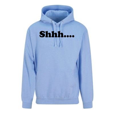 Shhh Be Queit Stop Talking Gift Unisex Surf Hoodie