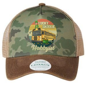 School Bus Quote Skoolie Driver Gift Legacy Tie Dye Trucker Hat