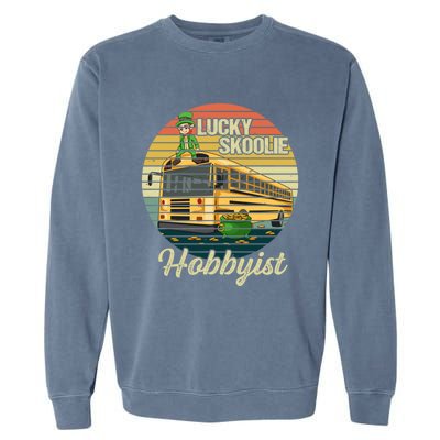 School Bus Quote Skoolie Driver Gift Garment-Dyed Sweatshirt