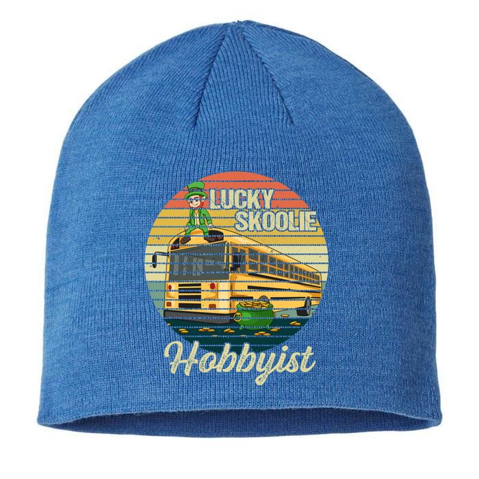 School Bus Quote Skoolie Driver Gift Sustainable Beanie