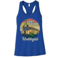 School Bus Quote Skoolie Driver Gift Women's Racerback Tank