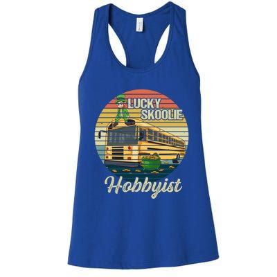 School Bus Quote Skoolie Driver Gift Women's Racerback Tank