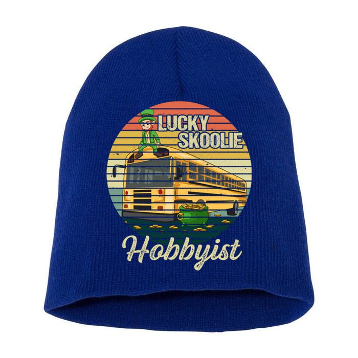 School Bus Quote Skoolie Driver Gift Short Acrylic Beanie