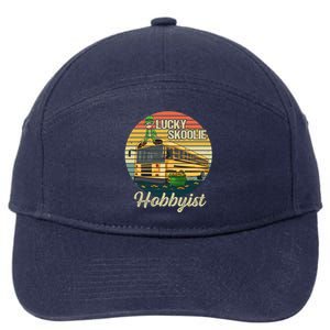 School Bus Quote Skoolie Driver Gift 7-Panel Snapback Hat