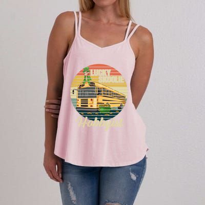 School Bus Quote Skoolie Driver Gift Women's Strappy Tank