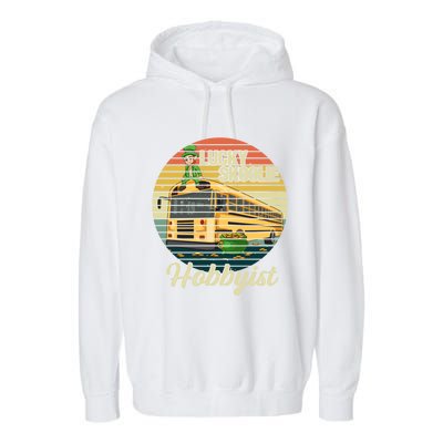 School Bus Quote Skoolie Driver Gift Garment-Dyed Fleece Hoodie