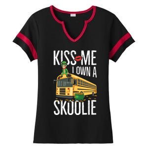 School Bus Quote Camping Bus Owner Gift Ladies Halftime Notch Neck Tee