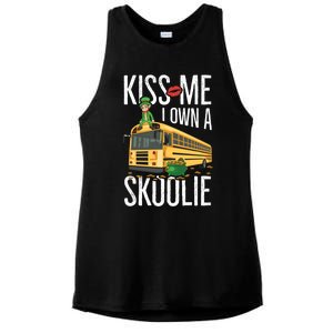 School Bus Quote Camping Bus Owner Gift Ladies PosiCharge Tri-Blend Wicking Tank