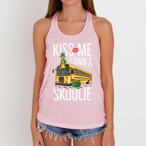 School Bus Quote Camping Bus Owner Gift Women's Knotted Racerback Tank