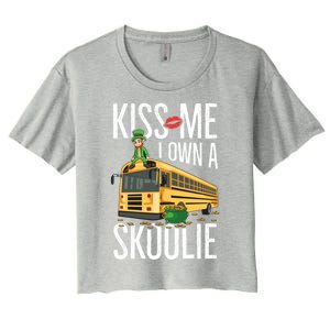 School Bus Quote Camping Bus Owner Gift Women's Crop Top Tee