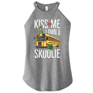 School Bus Quote Camping Bus Owner Gift Women's Perfect Tri Rocker Tank