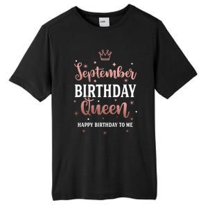 September Birthday Queen September Queen Born In September Gift Tall Fusion ChromaSoft Performance T-Shirt