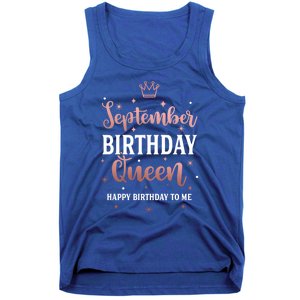 September Birthday Queen September Queen Born In September Gift Tank Top