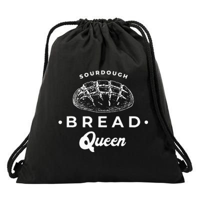 Sourdough Bread Queen Woman Baker Novelty Drawstring Bag