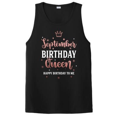 September Birthday Queen September Queen Born In September Gift PosiCharge Competitor Tank