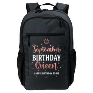 September Birthday Queen September Queen Born In September Gift Daily Commute Backpack