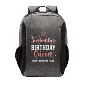 September Birthday Queen September Queen Born In September Gift Vector Backpack