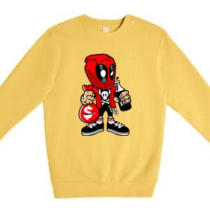 Street Bastard Rob The Bank Premium Crewneck Sweatshirt