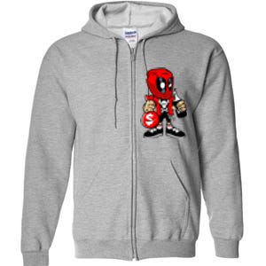 Street Bastard Rob The Bank Full Zip Hoodie