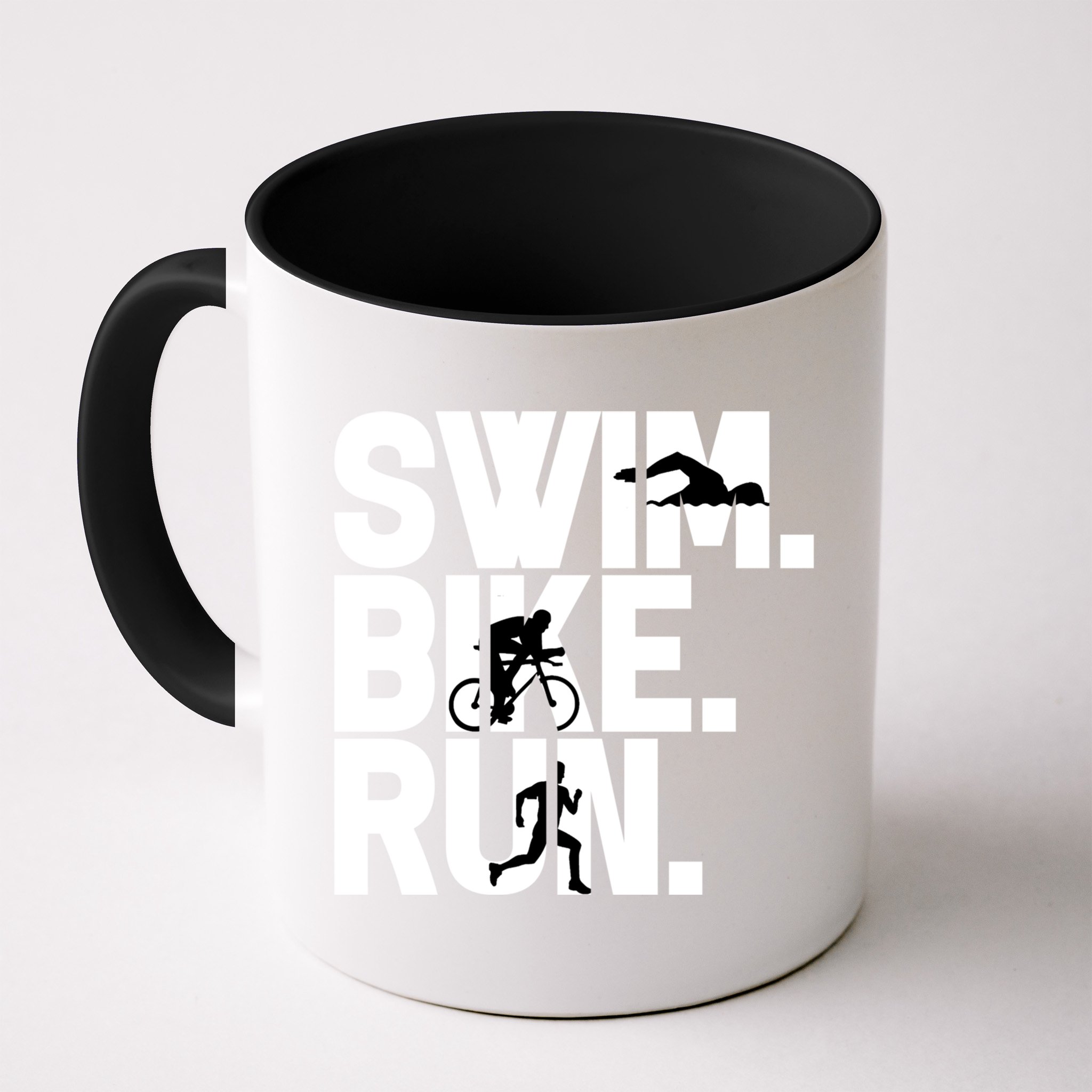 Swim Bike Run Triathlon Triathlete Athletics Gift Mug