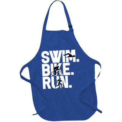 Swim Bike Run Triathlon Triathlete Athletics Gift Apron