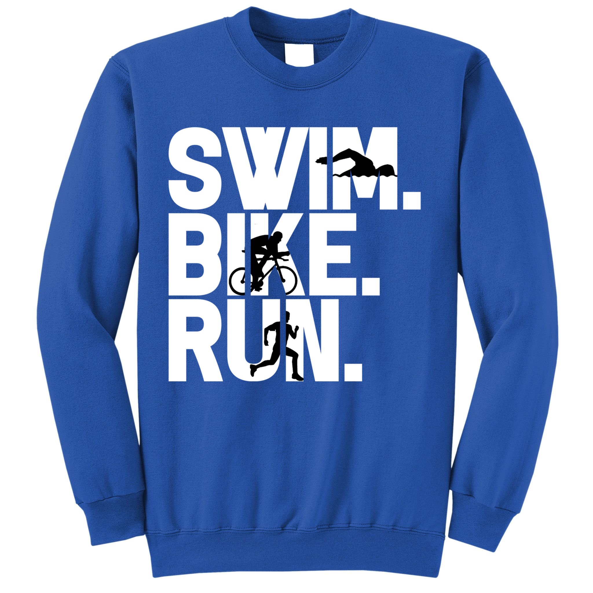 Swim Bike Run Triathlon Triathlete Athletics Gift Sweatshirt