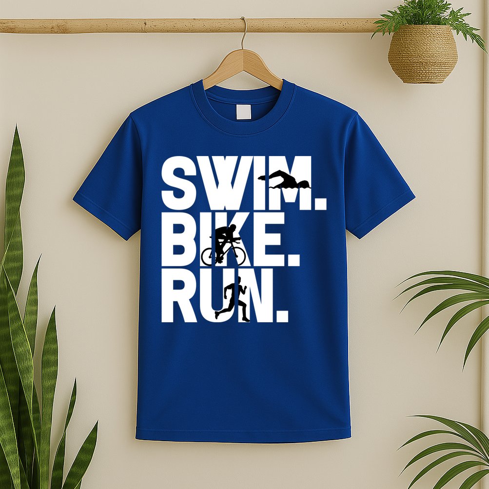 Swim Bike Run Triathlon Triathlete Athletics Gift T-Shirt