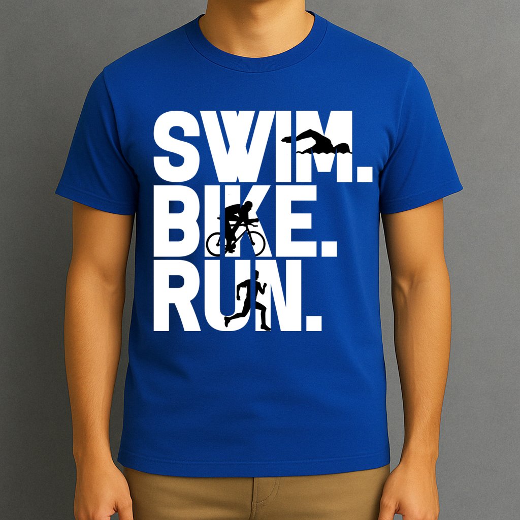 Swim Bike Run Triathlon Triathlete Athletics Gift T-Shirt