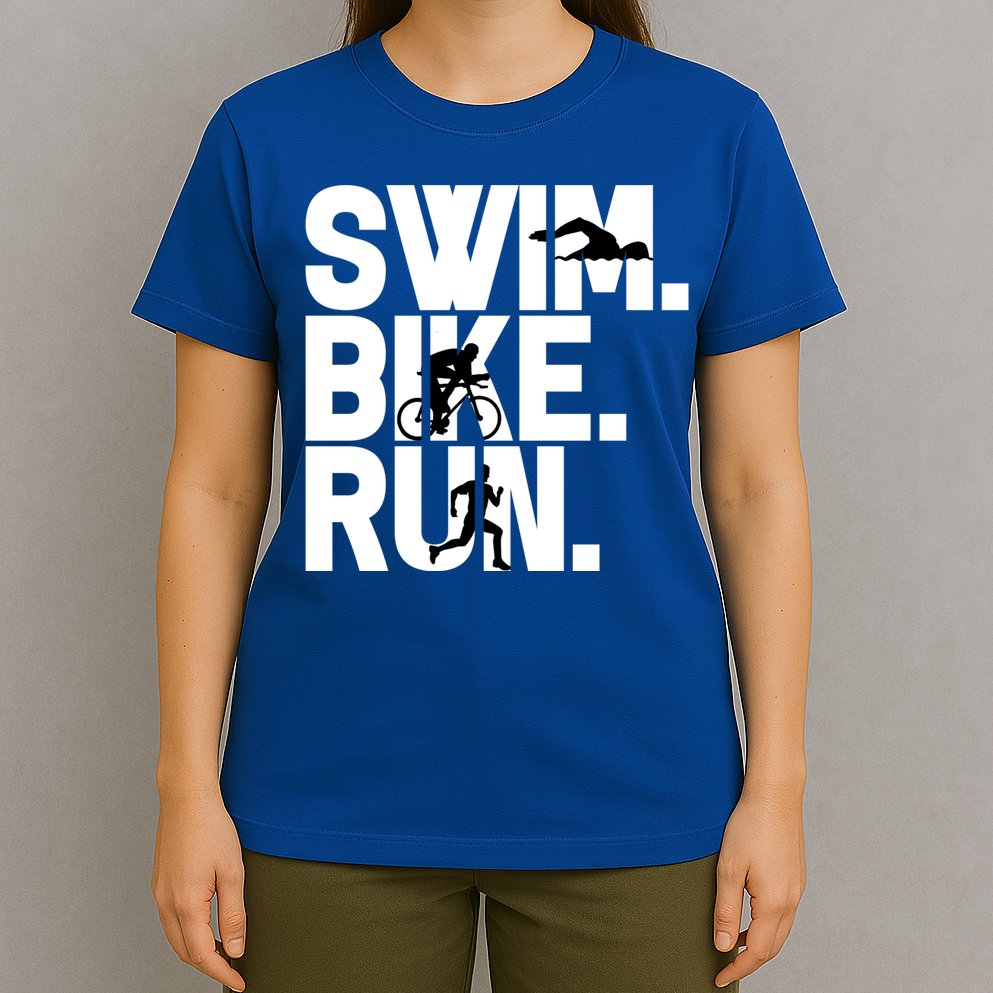Swim Bike Run Triathlon Triathlete Athletics Gift T-Shirt