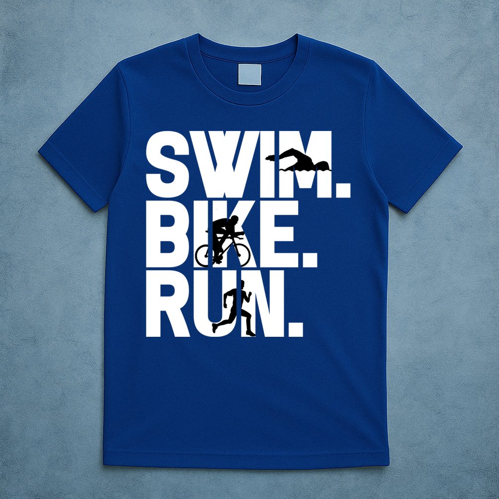 Swim Bike Run Triathlon Triathlete Athletics Gift T-Shirt