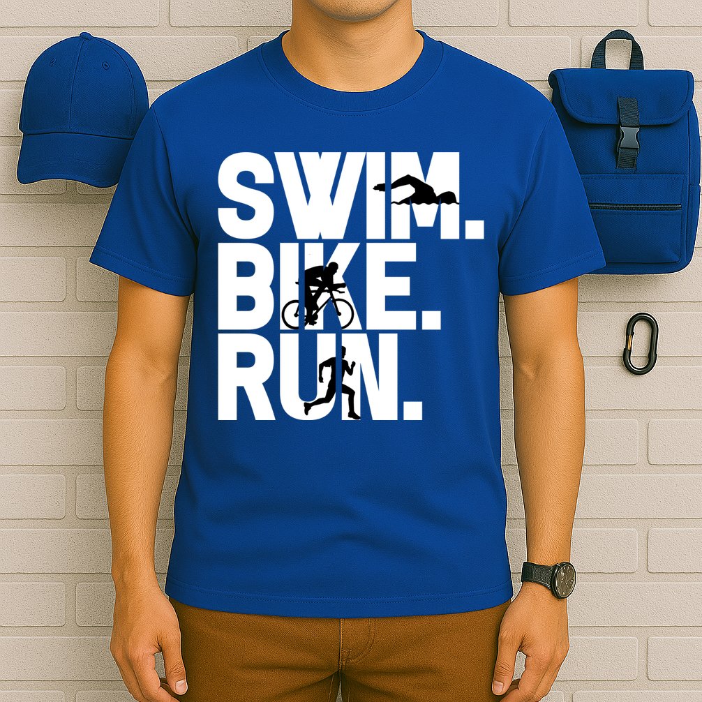 Swim Bike Run Triathlon Triathlete Athletics Gift T-Shirt