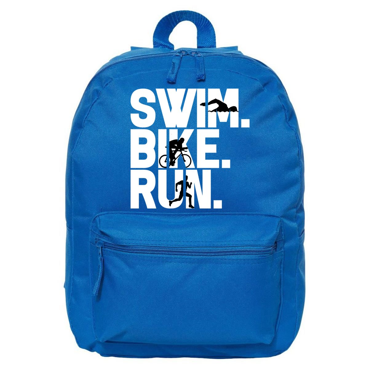 Swim Bike Run Triathlon Triathlete Athletics Gift 16 in Basic Backpack