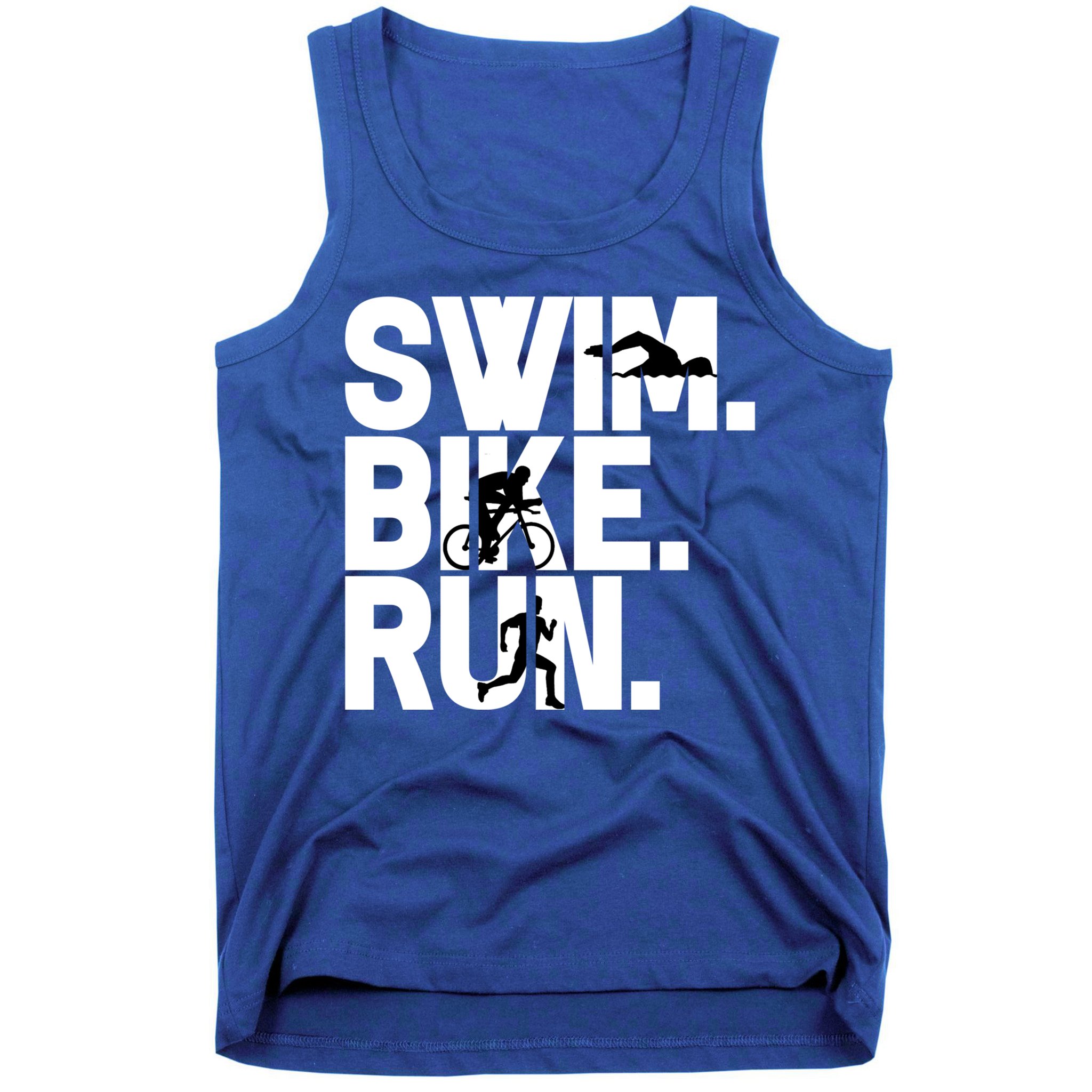 Swim Bike Run Triathlon Triathlete Athletics Gift Tank Top