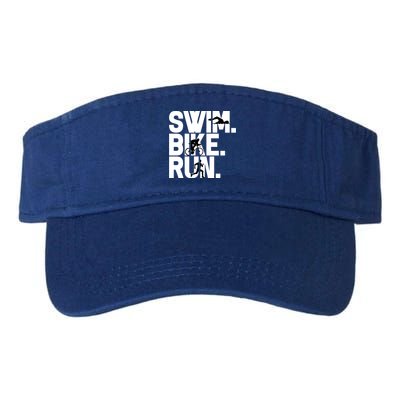 Swim Bike Run Triathlon Triathlete Athletics Gift Visor