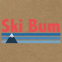 Ski Bum Retro Ski Bum Cotton Canvas Backpack
