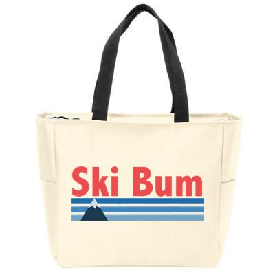 Ski Bum Retro Ski Bum Zip Tote Bag