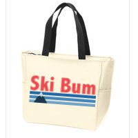Ski Bum Retro Ski Bum Zip Tote Bag