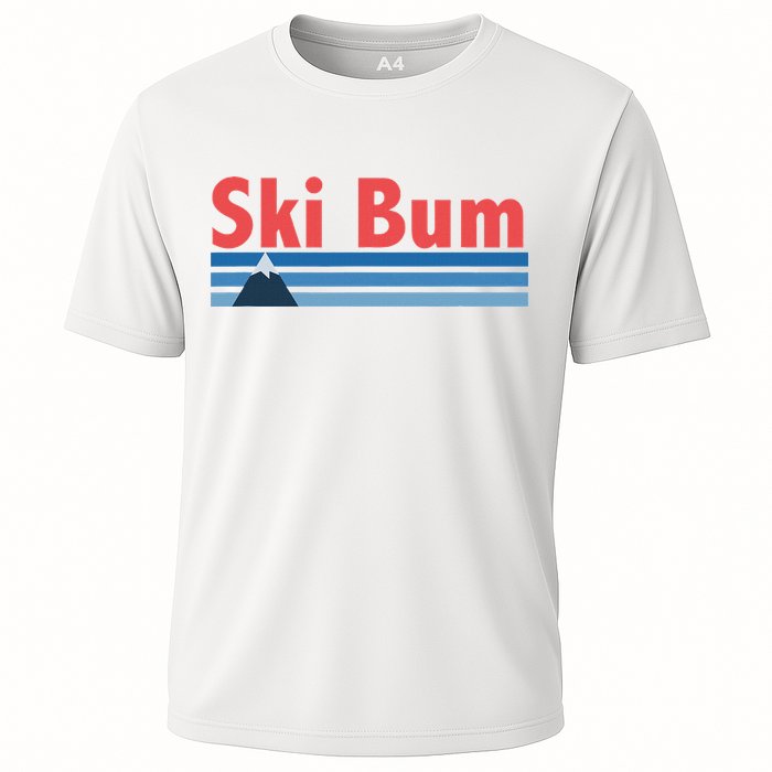 Ski Bum Retro Ski Bum Cooling Performance Crew T-Shirt