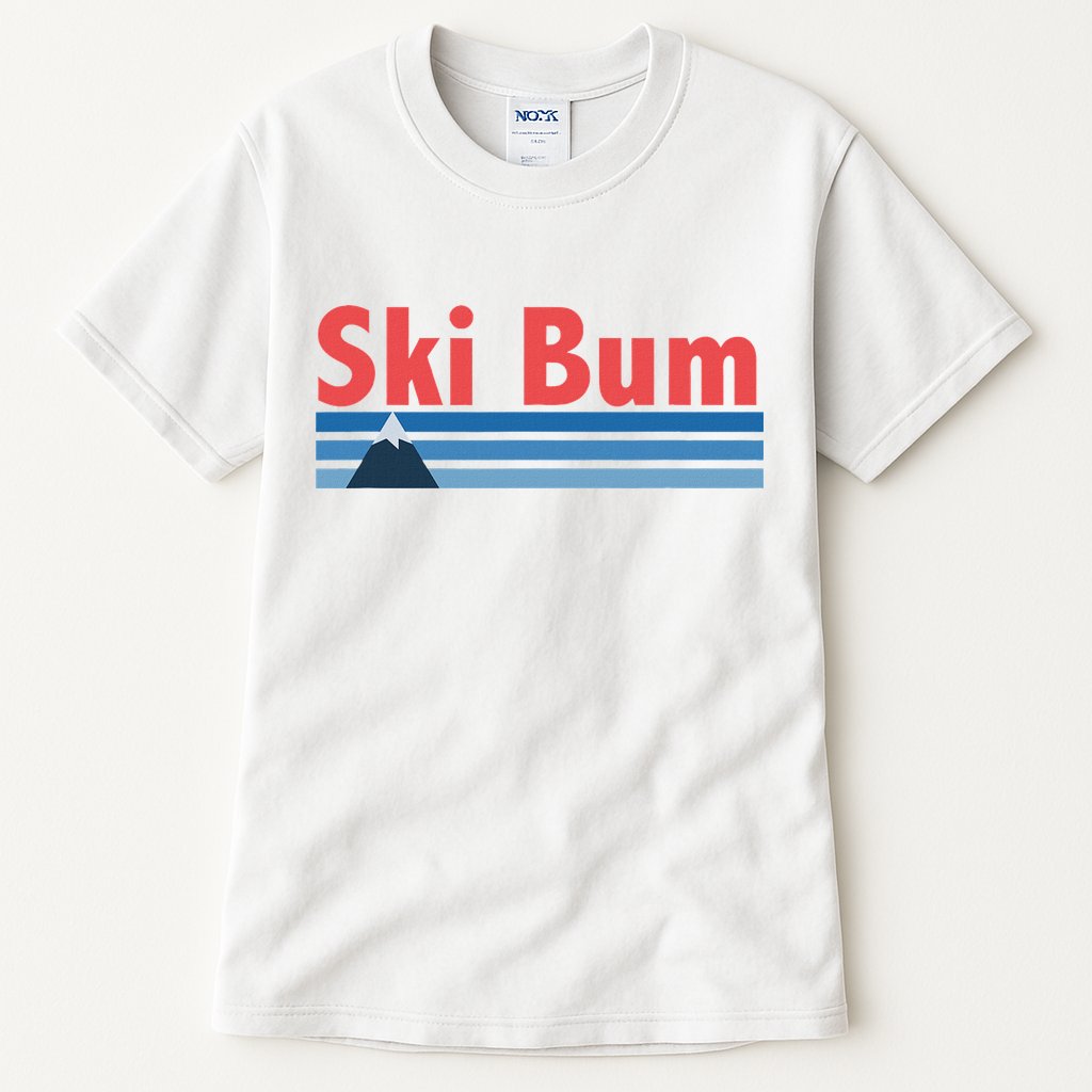 Ski Bum Retro Ski Bum Tall T-Shirt