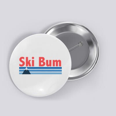 Ski Bum Retro Ski Bum Button