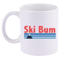 Ski Bum Retro Ski Bum 11oz C Handle Ceramic Mug