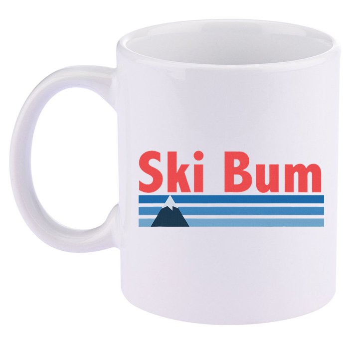Ski Bum Retro Ski Bum 11oz C Handle Ceramic Mug