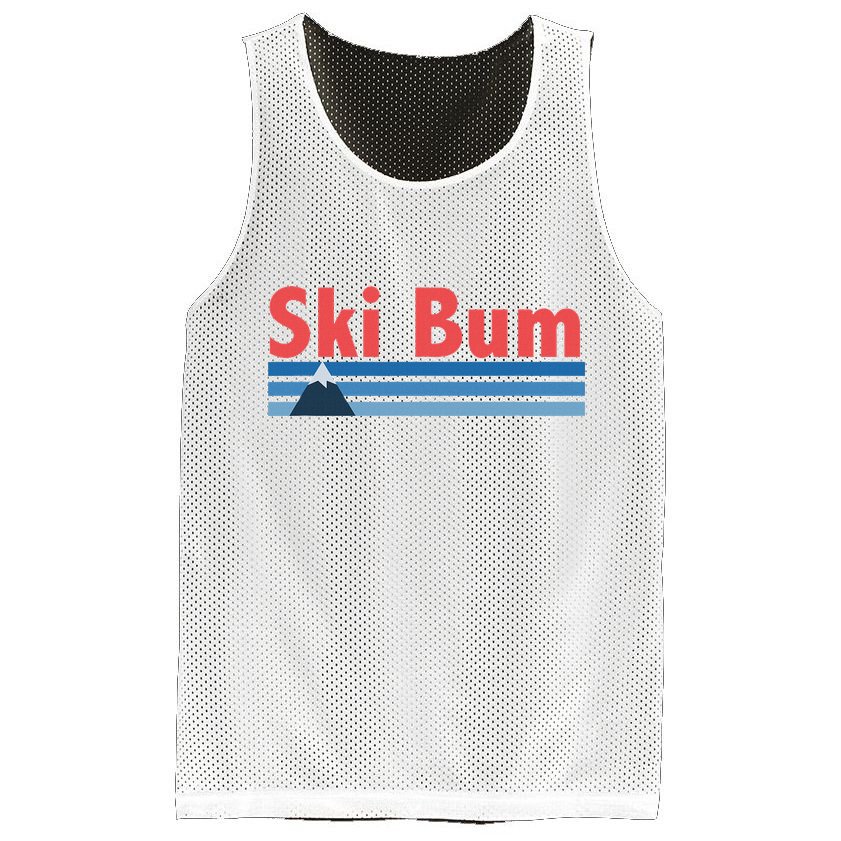 Ski Bum Retro Ski Bum Mesh Reversible Basketball Jersey Tank