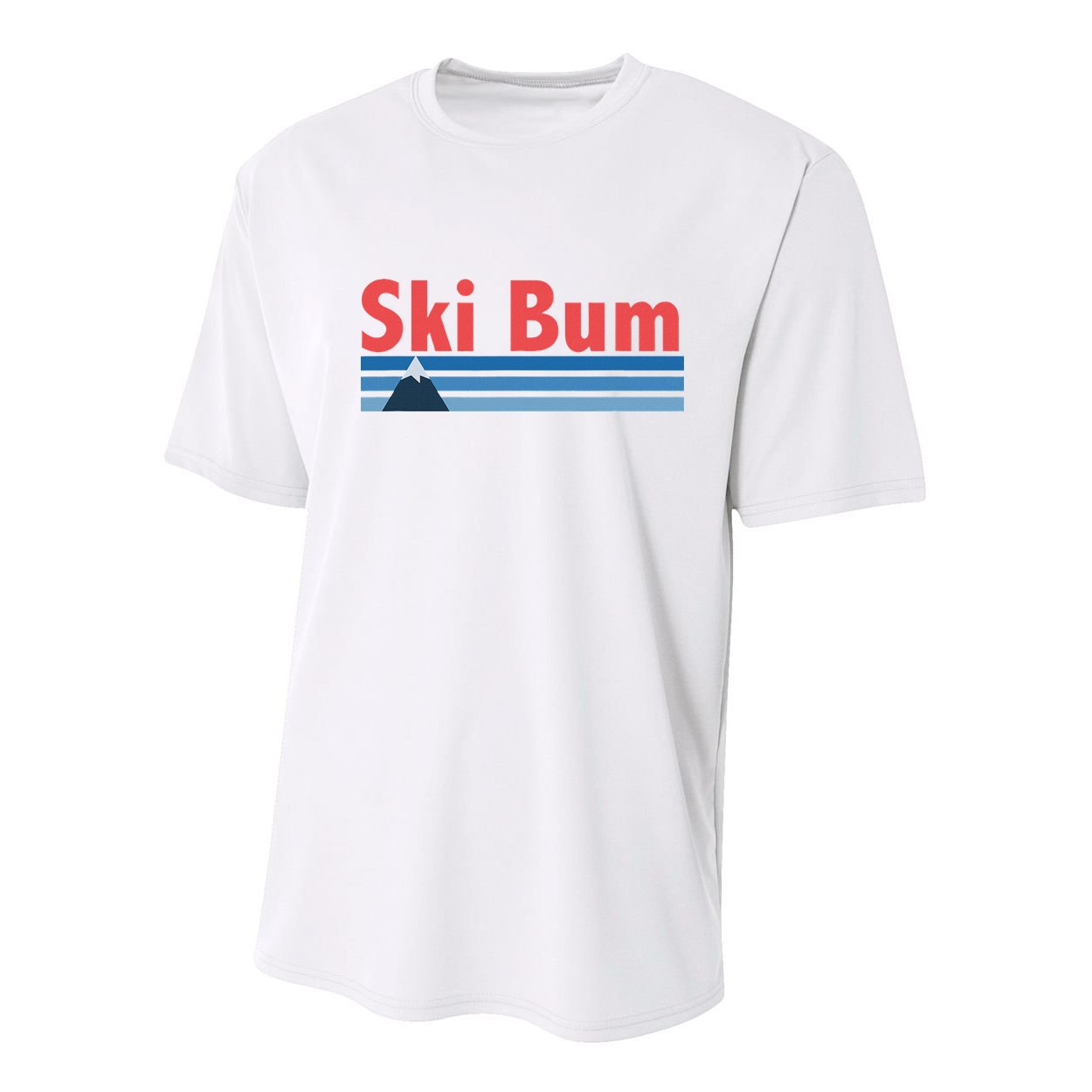 Ski Bum Retro Ski Bum Youth Performance Sprint T-Shirt