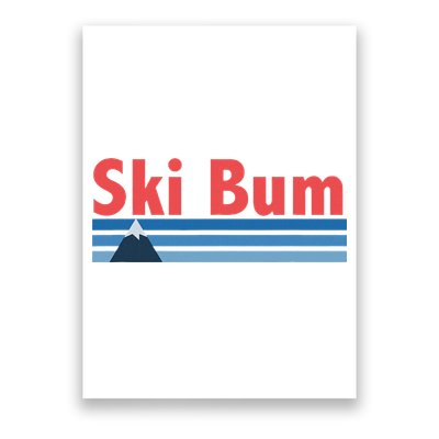 Ski Bum Retro Ski Bum Poster