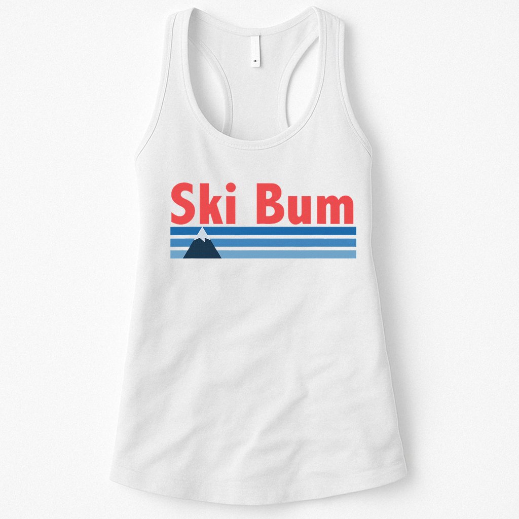Ski Bum Retro Ski Bum Womens Tank Top